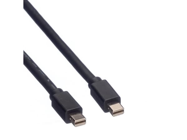 ROLINE DisplayPort Cable, Mini DP - Mini DP, M/M 3 m, 3 m, Mini DisplayPort, Mini DisplayPort, Uros, Uros, 2560 x 1600 pikseliä