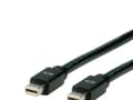 Pikkukuva 1 / 5: ROLINE DisplayPort Cable, Mini DP - Mini DP, M/M 3 m, 3 m, Mini DisplayPort, Mini DisplayPort, Uros, Uros, 2560 x 1600 pikseliä