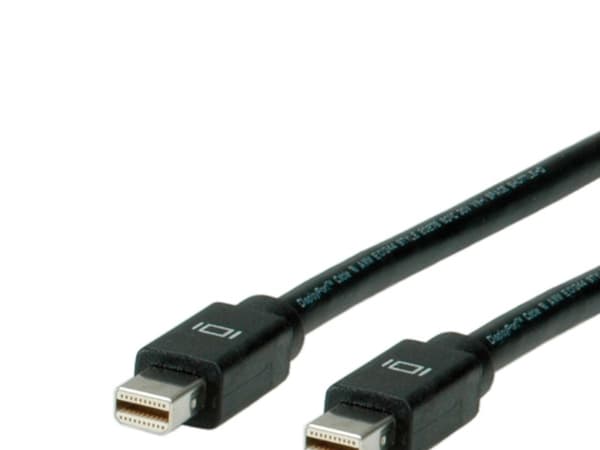 ROLINE DisplayPort Cable, Mini DP - Mini DP, M/M 3 m, 3 m, Mini DisplayPort, Mini DisplayPort, Uros, Uros, 2560 x 1600 pikseliä