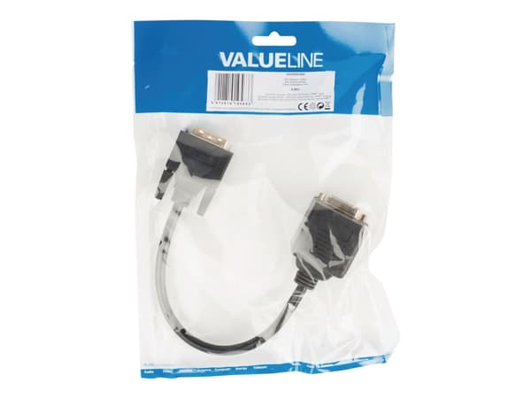 Nedis - Video adapter - DVI-D hann til DVI-D, HDMI hunn - 20 cm - svart