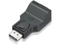 DELTACO DP-VGA - DisplayPort-adapter - DisplayPort (hann) til HD-15 (VGA) (hunn) - svart