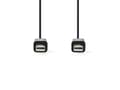 Pikkukuva 4 / 5: Nedis - DisplayPort kaapeli - Mini DisplayPort (han) til Mini DisplayPort (han) - 2 m - rund, 1080p tuki - lajittelu