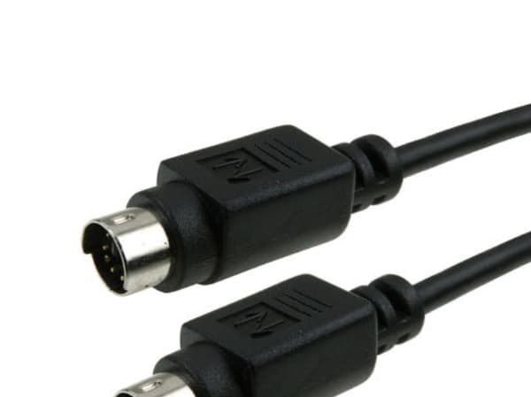 ICIDU S-Video Cable, 2m, 2 m, S-Video (4-pin), S-Video (4-pin), Sort, Hankjønn/hankjønn, 93 mm