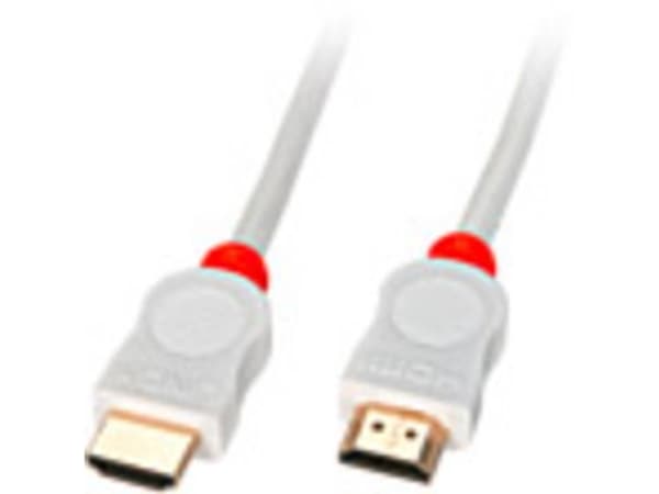 Lindy 41413, 3 m, HDMI Type A (Standard), HDMI Type A (Standard), Rød, Hvit