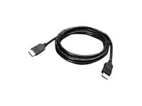 Lenovo - HDMI-kabel - HDMI hane till HDMI hane - 2 m - för IdeaPad 3 15; ThinkCentre M70q Gen 2; M75s Gen 2; M90q Gen 3; V50t Gen 2-13