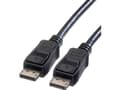 Miniatyrbilde 3 av 5: Value DP - DP 1 m, 1 m, DisplayPort, DisplayPort, Hankjønn, Hankjønn, Sort
