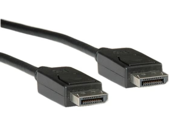 Value DP - DP 1 m, 1 m, DisplayPort, DisplayPort, Hankjønn, Hankjønn, Sort