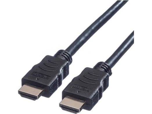 Value 11.99.5531, 1,5 m, HDMI-tyyppi A (vakio), HDMI-tyyppi A (vakio), 3D, Äänen paluukanava (ARC), Musta