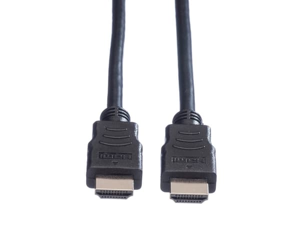 Value 11.99.5531, 1,5 m, HDMI-tyyppi A (vakio), HDMI-tyyppi A (vakio), 3D, Äänen paluukanava (ARC), Musta