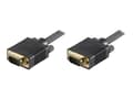 Miniatyrbild 1 av 4: MicroConnect - VGA-kabel - HD-15 (VGA) (hane) till HD-15 (VGA) (hane) - 7 m - formpressad, tumskruvar - svart