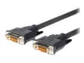Miniatyrbild 1 av 5: VivoLink Pro - DVI-kabel - DVI-D (hane) till DVI-D (hane) - 50 cm - tumskruvar, stöd för 4K