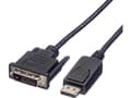 Miniatyrbilde 3 av 5: ROLINE 11.04.5612, 5 m, DisplayPort, DVI, Hankjønn, Hankjønn, Rett