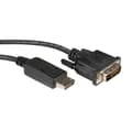 Miniatyrbilde 1 av 5: ROLINE 11.04.5612, 5 m, DisplayPort, DVI, Hankjønn, Hankjønn, Rett