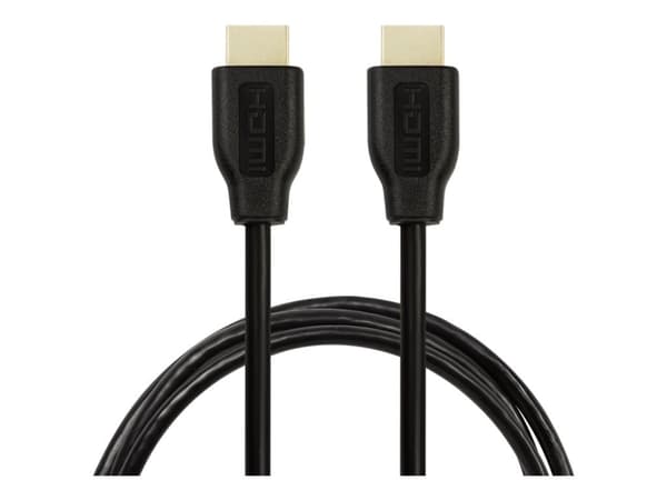 LogiLink High Speed with Ethernet - HDMI-kabel med Ethernet - HDMI hann til HDMI hann - 1.5 m - svart