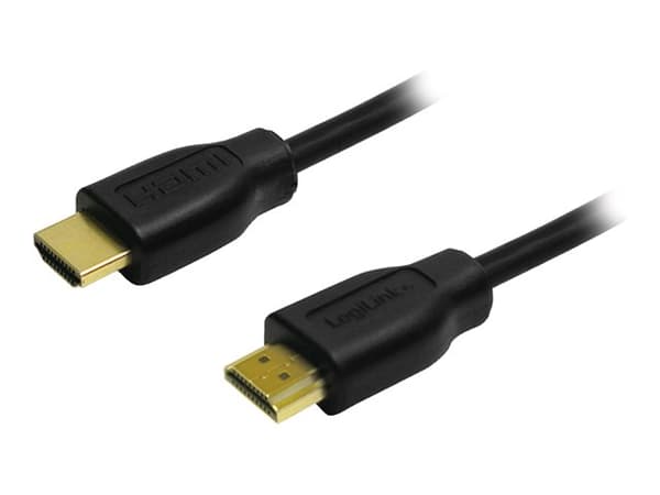LogiLink High Speed with Ethernet - HDMI-kabel med Ethernet - HDMI hann til HDMI hann - 1.5 m - svart