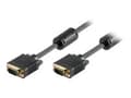 Miniatyrbilde 4 av 5: MicroConnect - VGA-kabel - HD-15 (VGA) (hann) til HD-15 (VGA) (hann) - 3 m - tommelskruer - svart