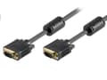 Miniatyrbilde 5 av 5: MicroConnect - VGA-kabel - HD-15 (VGA) (hann) til HD-15 (VGA) (hann) - 3 m - tommelskruer - svart