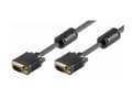Miniatyrbilde 2 av 5: MicroConnect - VGA-kabel - HD-15 (VGA) (hann) til HD-15 (VGA) (hann) - 3 m - tommelskruer - svart