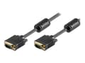 Miniatyrbilde 1 av 5: MicroConnect - VGA-kabel - HD-15 (VGA) (hann) til HD-15 (VGA) (hann) - 3 m - tommelskruer - svart