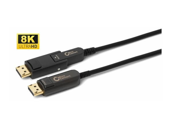 MicroConnect Premium - DisplayPort-kaapelisarja - DisplayPort 1.4 - tukee 8K 60 Hz (7680 x 4320) - Musta (DP-MMG-5000MBV1.4OP)