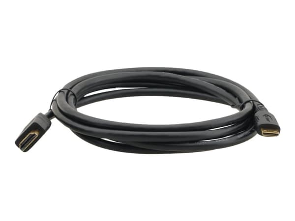 Kramer C-HM/HM/A-C Series C-HM/HM/A-C-10 - HDMI-kabel med Ethernet - 19 pin mini HDMI Type C hann til HDMI hann - 3 m