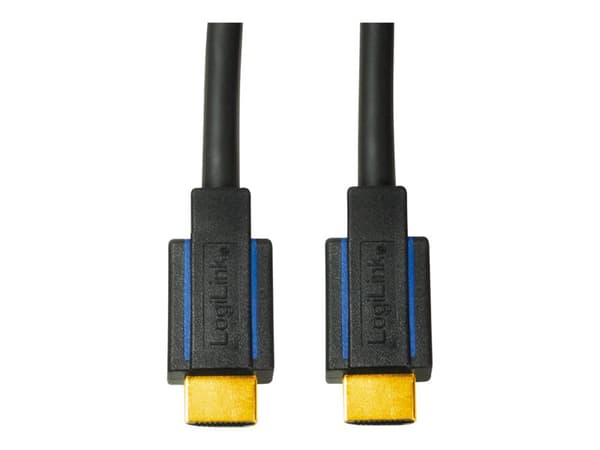 LogiLink Premium - HDMI-kabel med Ethernet - HDMI hann til HDMI hann - 5 m - svart - 4K-støtte