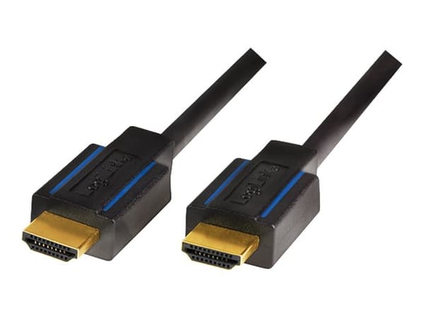 LogiLink Premium - HDMI-kabel med Ethernet - HDMI hann til HDMI hann - 5 m - svart - 4K-støtte