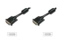 Miniatyrbild 2 av 5: ASSMANN - DVI-kabel - dubbel länk - DVI-D (hane) till DVI-D (hane) - 3 m - tumskruvar - svart