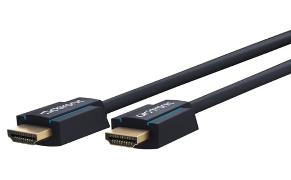 ClickTronic 0.5m High Speed HDMI, 0,5 m, HDMI Type A (Standard), HDMI Type A (Standard), 10,2 Gbit/sek., Blå