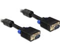Miniatyrbilde 5 av 5: Delock - VGA-kabel - HD-15 (VGA) (hann) til HD-15 (VGA) (hann) - 5 m