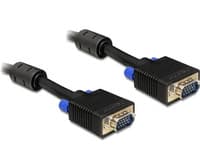 Delock - VGA-kabel - HD-15 (VGA) (hann) til HD-15 (VGA) (hann) - 5 m