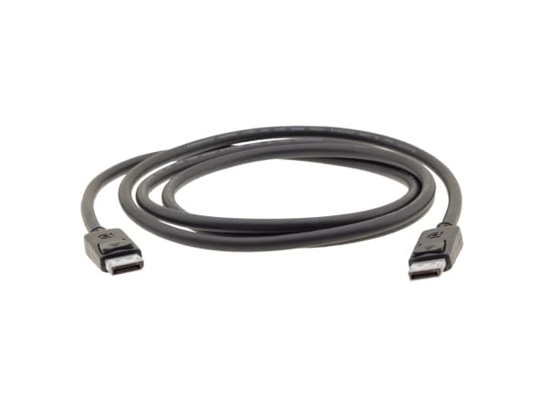 Kramer Electronics C-DP, 3 m, DisplayPort, DisplayPort, Hankjønn, Hankjønn, Sort