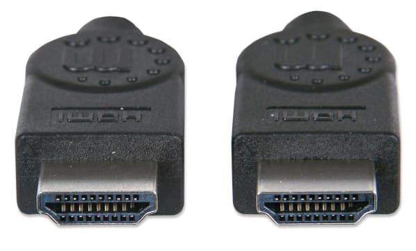 Manhattan 323192, 1 m, HDMI Typ A (standard), HDMI Typ A (standard), 3D kompatibilitet, 10,2 Gbit/s, Svart