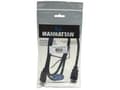 Miniatyrbild 4 av 5: Manhattan 323192, 1 m, HDMI Typ A (standard), HDMI Typ A (standard), 3D kompatibilitet, 10,2 Gbit/s, Svart