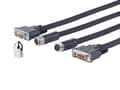 Miniatyrbilde 3 av 5: VivoLink Pro Cross Wall - DVI-kabel - DVI-D (hann) til DVI-D (hann) - 20 m - tommelskruer