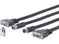 Miniatyrbilde 5 av 5: VivoLink Pro Cross Wall - DVI-kabel - DVI-D (hann) til DVI-D (hann) - 20 m - tommelskruer