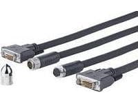 VivoLink Pro Cross Wall - DVI-kabel - DVI-D (hann) til DVI-D (hann) - 20 m - tommelskruer
