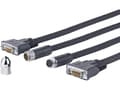 Miniatyrbilde 2 av 5: VivoLink Pro Cross Wall - DVI-kabel - DVI-D (hann) til DVI-D (hann) - 20 m - tommelskruer