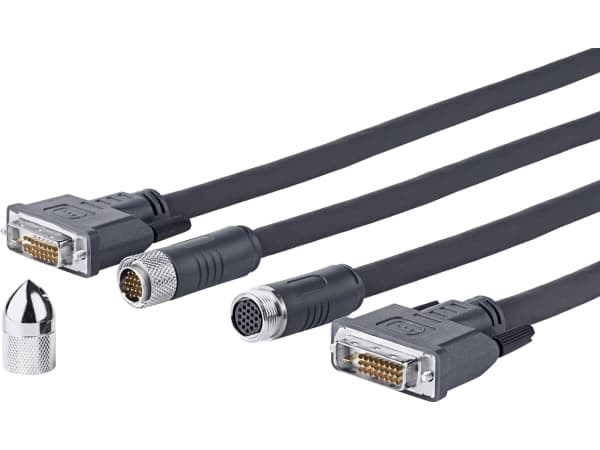 VivoLink Pro Cross Wall - DVI-kabel - DVI-D (hann) til DVI-D (hann) - 20 m - tommelskruer