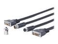 Miniatyrbilde 1 av 5: VivoLink Pro Cross Wall - DVI-kabel - DVI-D (hann) til DVI-D (hann) - 20 m - tommelskruer