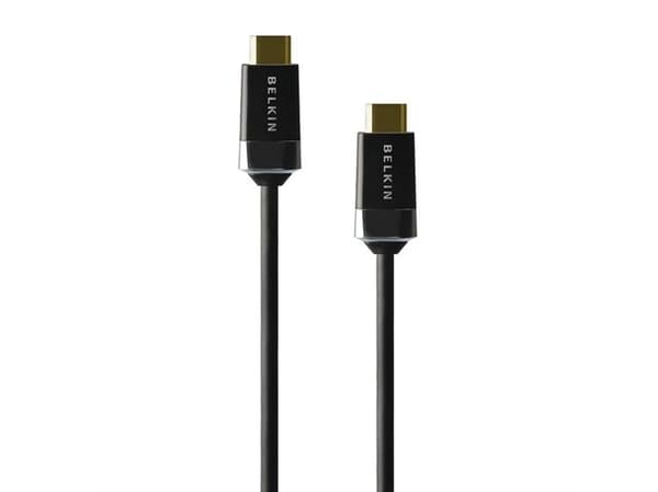 Belkin High Speed HDMI Cable - HDMI-kabel - HDMI hann til HDMI hann - 2 m - svart