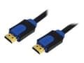 Pikkukuva 1 / 5: LogiLink CHB1110, 10 m, HDMI Type A (Standard), HDMI Type A (Standard), 10,2 Gbit/sek., Sort, Blå