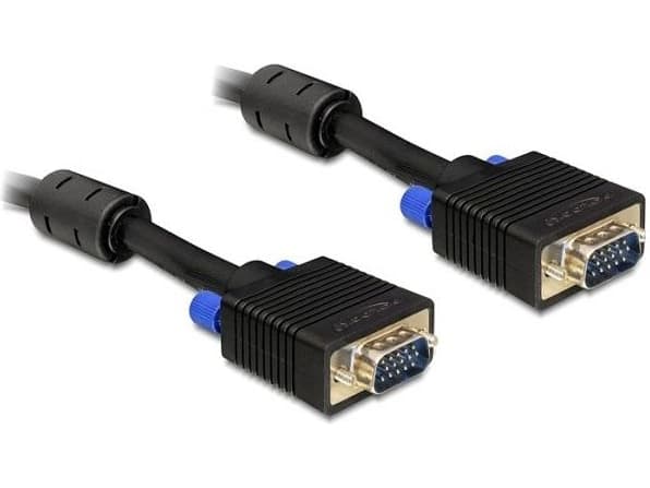 Delock - VGA-kabel - HD-15 (VGA) (hann) til HD-15 (VGA) (hann) - 20 m
