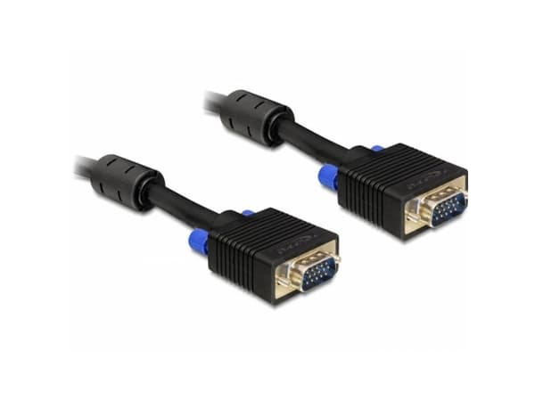 Delock - VGA-kabel - HD-15 (VGA) (hann) til HD-15 (VGA) (hann) - 20 m