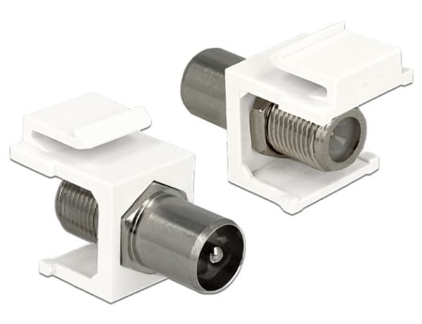Delock - Modulinnlegg (kopling) - F-kopling, IEC-kontakt
