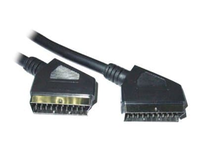 MicroConnect - Videokabel - SCART hane till SCART hane - 1.2 m - formpressad