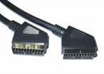 MicroConnect - Videokabel - SCART hane till SCART hane - 1.2 m - formpressad