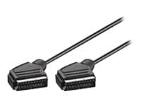 MicroConnect - Videokabel - SCART hane till SCART hane - 1.2 m - formpressad