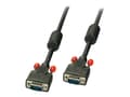 Miniatyrbilde 1 av 5: Lindy - VGA-kabel - HD-15 (VGA) (hann) til HD-15 (VGA) (hann) - 3 m - formstøpt, tommelskruer - svart
