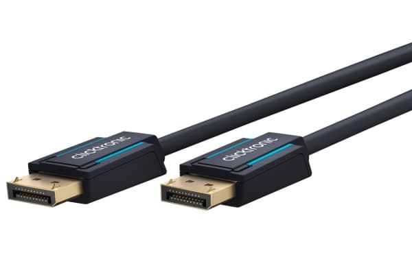 ClickTronic 70713, 5 m, DisplayPort, DisplayPort, Guld, Blå, Kobber